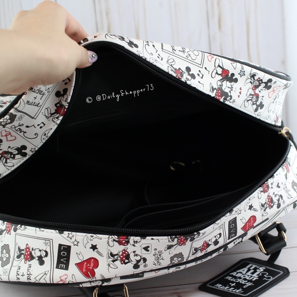 "It's all about Mickey + Minnie" Weekender Bag - Picture 5 of 8